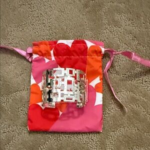 Brighton Silver Geometric Watch Bracelet